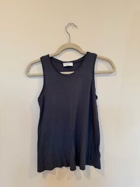 Babaton Dark Navy Scoop Neck Tank Top